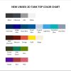 tank top color chart - Daft Punk Band Shop