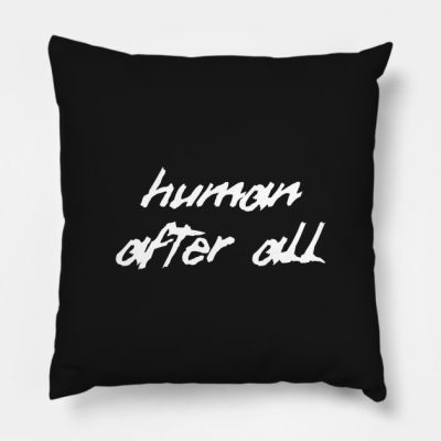 Human After All Throw Pillow Official Daft Punk Merch