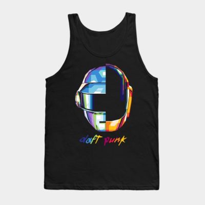 Daft Punk Illustration Tank Top Official Daft Punk Merch