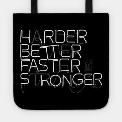 Harder Better Faster Stronger Punk Tote Official Daft Punk Merch