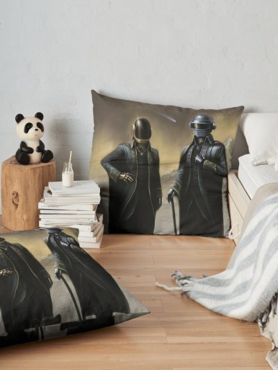 The Weeknd Starboy Throw Pillow Official Daft Punk Merch