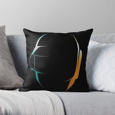 Dj Daft 1 Throw Pillow Official Daft Punk Merch