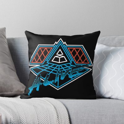 Lucky Alive Throw Pillow Official Daft Punk Merch