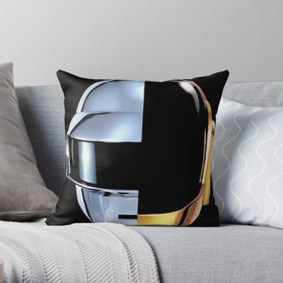 Access Punk 1 Throw Pillow Official Daft Punk Merch