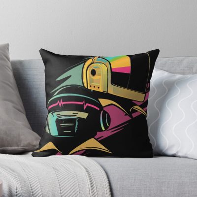 Access Punk 2 Throw Pillow Official Daft Punk Merch