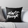 P  U  N  K Throw Pillow Official Daft Punk Merch