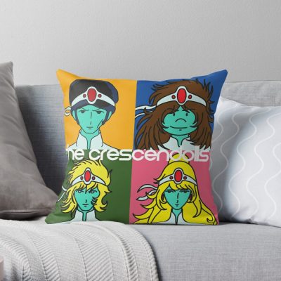 The Crescendolls [Alien Version] Throw Pillow Official Daft Punk Merch