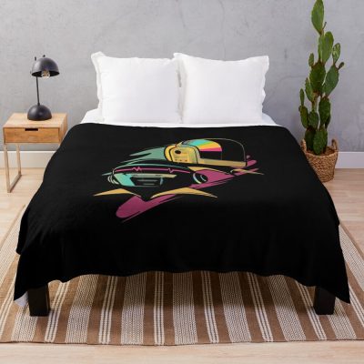 Access Punk 2 Throw Blanket Official Daft Punk Merch