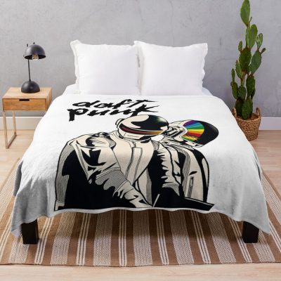 P  U  N  K Throw Blanket Official Daft Punk Merch