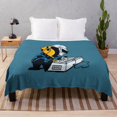 Daft Nuts Throw Blanket Official Daft Punk Merch